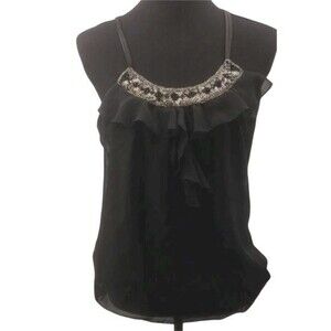 Charlotte Russe black tank top  sz M